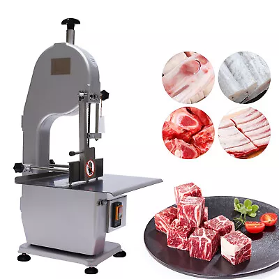 1500W Electric Meat Bone Saw Meat Bone Cutting Band Cutter Machine W/2 Saw Blade • $381.90