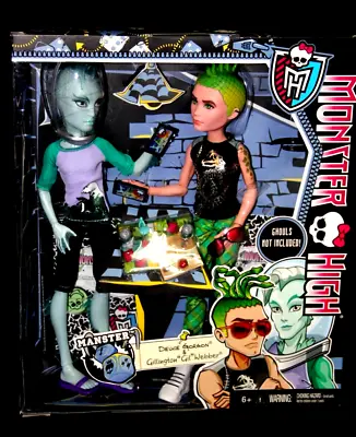 Monster High Manster Deuce Gorgon & Gillington  Gil  Webber NIB 2013 Toys  R  Us • $139.99