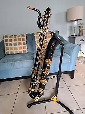 2012 Selmer Paris Super 80 Series II Jubilee Baritone Saxophone Black Lacquer • $13500