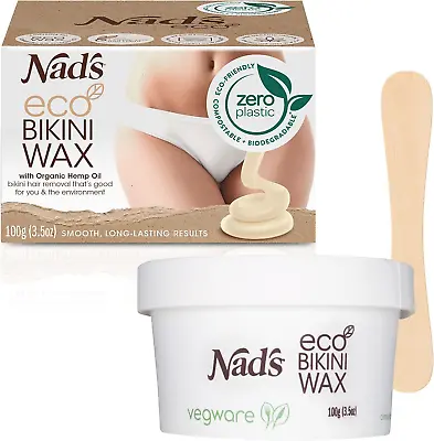 Nad's Eco Bikini Wax Professional Salon Quality Microwaveable Hard Stripless & • £11.07