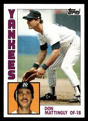 1984 Topps Don Mattingly New York Yankees #8 Rookie Rc Nm X7535 • $11.99