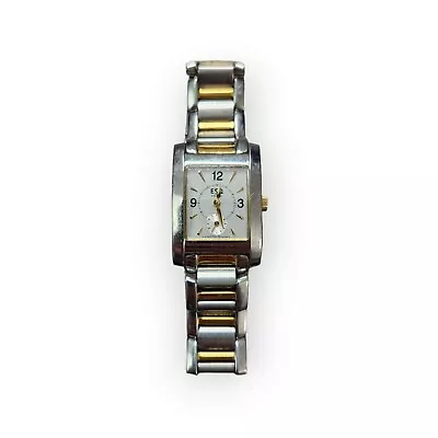 ESQ Movado Swiss Womens Lady Skinny Watch Quartz Stainless Steel • $24.95