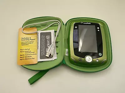 LEAPFROG LEAP PAD 2 Explorer GREEN With Hard Carry Case - WORKING • £19.99