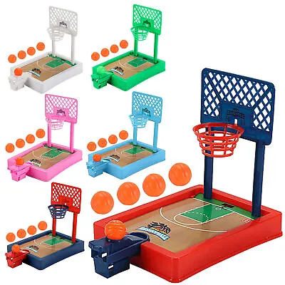 Mini Basketball Game Desktop Arcade Basketball Game Set Mini Tabletop Ball Games • $9.89