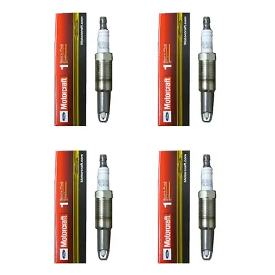 OEM NEW Motorcraft 4 Spark Plugs SP546 Ford 5.4L 3V - Ford Updated Design PZH14F • $85.99