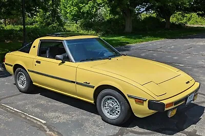 1979 Mazda RX-7 GS Yellow | POSTER | 24X36 Inch | Vintage Classic • $23.99