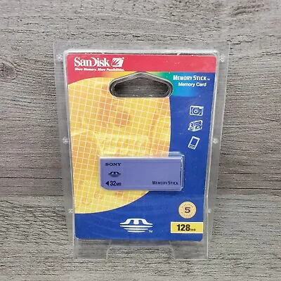 SanDisk 128MB Memory Card Stick (SDMS-128-800) New • $25