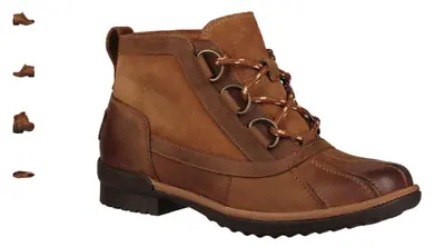 UGG Heather Chestnut Rain Boot Lace-up Duck Bootie Women's US Sizes 5-12/NEW!!! • $49.95