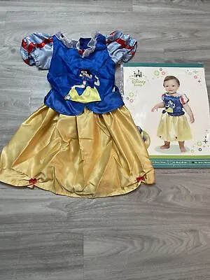 Girls Disney Baby Snow White Fancy Dress Outfit 18-24 Months • £9
