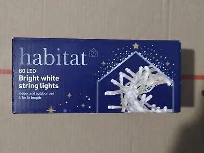 Habitat 80 Led Multifunction Bright White Lights [Indoor & Outdoor] Ref:#2] • £8.75