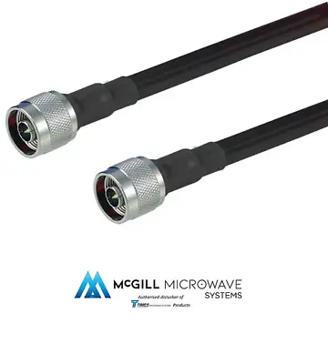 LMR-600-Ultraflex Times Microwave Coaxial Cable Assembly N Type Male Connectors • $133.10