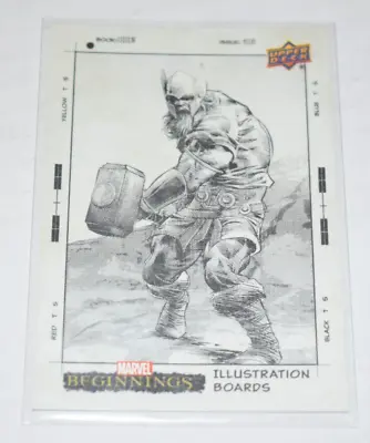 2023 Upper Deck Marvel Beginnings Vol 2 IB-9 Odin Illustration Board Insert PWE • $2.99