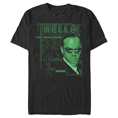 Men's The Matrix Hello Mr. Anderson T-Shirt • $21.99