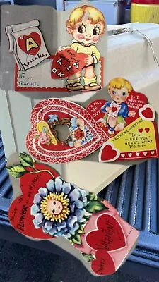 Vintage Greeting Card Lot - Unused Folding Effect Card Vintage Set Caring Loving • $10