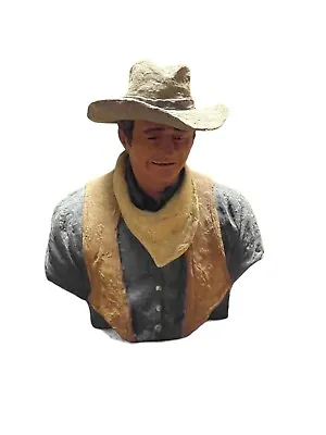 John Wayne Monfort Original Western Sculpture Boulder Colorado Trail Boss 1982 • $39.99