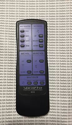 Vocopro DA-9800RV Genuine Remote Control Only Karaoke Mixing Amplifier RC-B • $119.99