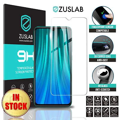 $5.99 • Buy For Xiaomi Redmi Note 8 Pro ZUSLAB Full Cover Tempered Glass Screen Protector