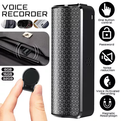 1000h Magnetic Voice Activated Recorder Digital Audio Recorder Recording Device • $51.89