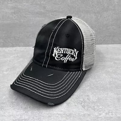 KENTUCKY COFFEE Hat Ball Cap ADJUSTABLE Distressed Relaxed Fit Mesh Back • $15.86