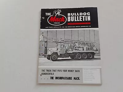 The Bulldog Bulletin Mack Truck Australia Magazine 1969 Volume 1 Number 6 • $79.90