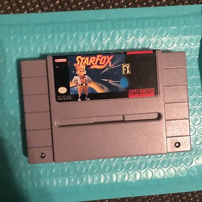 Star Fox Super Nintendo SNES Cartridge. • $21