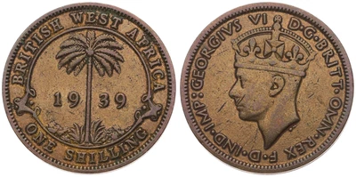£4.05 • Buy British West-Africa - Westafrika 1 One Shilling 1920-1952 Verschiedene Jahrgänge