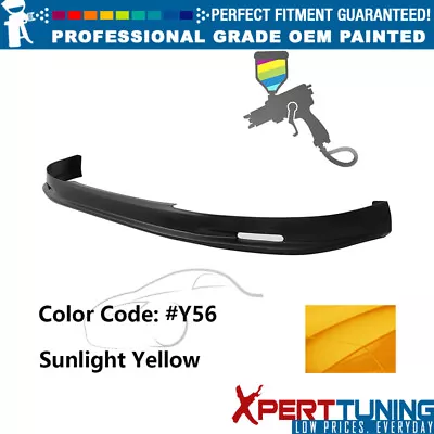 For 99-00 Honda Civic JDM Mugen Front Bumper Lip Spoiler PP #Y56 Sunlight Yellow • $231.99