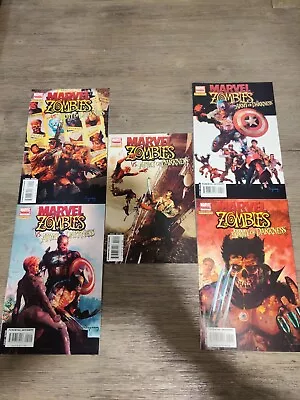Marvel Zombies Vs Army Of Darkness #1 2 3 4 5 Full Set • $20