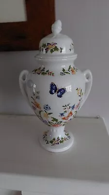 £4.99 • Buy AYNSLEY  COTTAGE GARDEN Large LIDDED VASE/URN VGC 