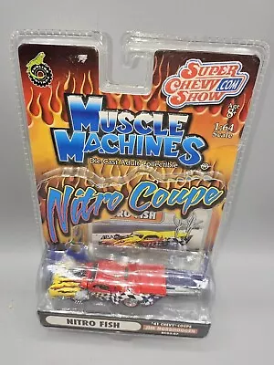 Muscle Machines 1/64 Nitro Coupe Nitro Fish 41 Chevy Couple Funny Car  • $12.99