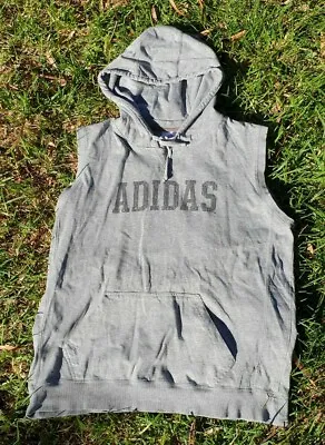 Adidas 'sports' Vintage 90s Sweatshirt Hoodie Sleeveless Jumper Sweater Sz L • $60