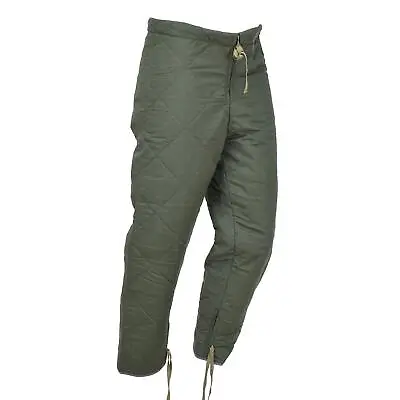 Original Czech Army Olive Liner Pants Thermal Winter Warm Underpants Vintage NEW • $26.80