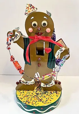 Kurt Adler Christmas Gingerbread Nutcracker 12  By Nanette Hilton Vintage 2001 • $23.75