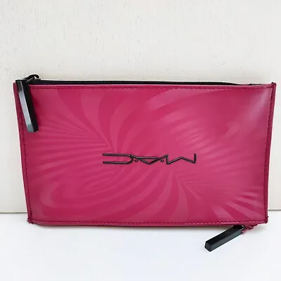 1x MAC Purple Double Zip Makeup Cosmetic Bag Case Travel Toiletry Pouch NEW • $17.95