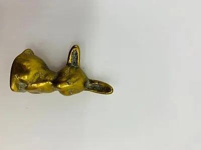 Vintage Brass Baby Fox • $14