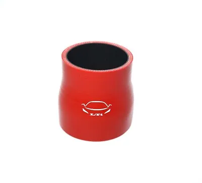 4-Ply Reinforced 2.5  To 2.75  ID Reducer Coupler Silicone Hose Air Intake RED • $10.99
