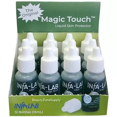 Infa-Lab MAGIC TOUCH Liquid Styptic 12 Skin Protector Stop Bleeding InfaLab Nail • $28.99