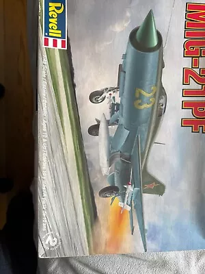 NOS REVELL MIG-21PF 1/48 SCALE MODEL  85-5482 New  Open Box ! • $22