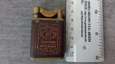 Vintage Pocket Lighter Leather Bound Jack Daniels • £25