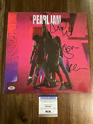 Stone Gossard & Mike McCready Pearl Jam Krusen Signed ‘Ten’ Vinyl PSA Album • $1235.22