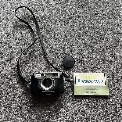 Yashica Lynx 5000 Vintage Camera With Instruction Booklet Untested • $32.35