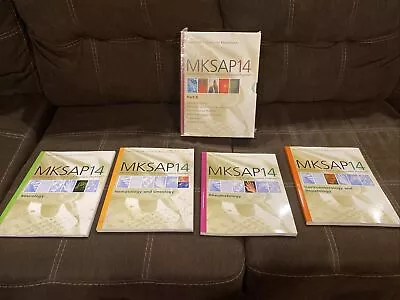 MKSAP 14 A Medical Knowledge Self Assessment Program Lot Of 5 • $20