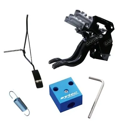 Gartrac Escort Mk2 Hydraulic Clutch Pedalbox & RHD Throttle Pedal & Sytec Block • $1252.50