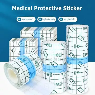 Transparent Tape PU Film Sticker Stretch Adhesive Bandage Waterproof Bandage • $16.16