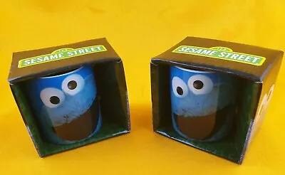 £12.99 • Buy Brand New  Cookie Monster  Sesame Mini/espresso Mugs (x2) 