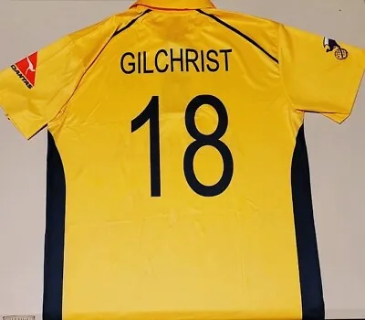 $64.99 • Buy Adam Gilchrist 18 Australia One Day Cricket Jersey