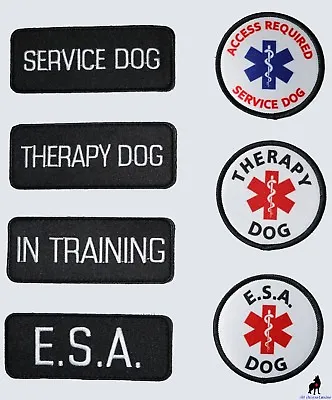 Service Dog - Therapy Dog - ESA Support Animal - Vest Patches ALL ACCESS CANINE™ • $9.99