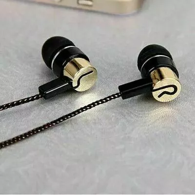 Universal 3.5mm In-Ear Earphone Super Bass Stereo Headphone Metal Hea Gift • $1.86