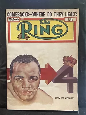 Ring Boxing Magazine June 1950 Jersey Joe Walcott • $9.99