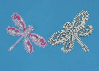 £4.24 • Buy Lace Dragonfly Damselfly Metal Cutting Die, Card Making, **UK SELLER** A5